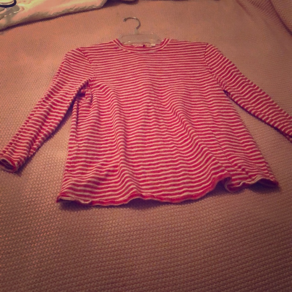 Free people open back shirt